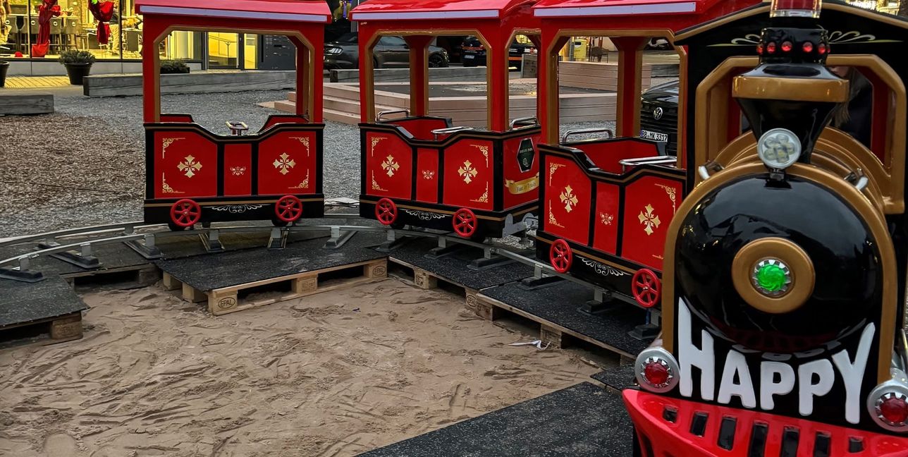 Tschu-tschu-tschu, die Eisenbahn – fährt duchs Sindelfinger Winterwunderland.Bild: z