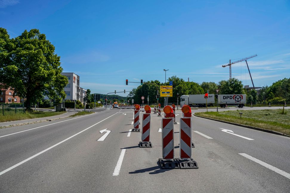 Am Freitag wird die Sperrung aufgehoben. Bild: Dettenmeyer