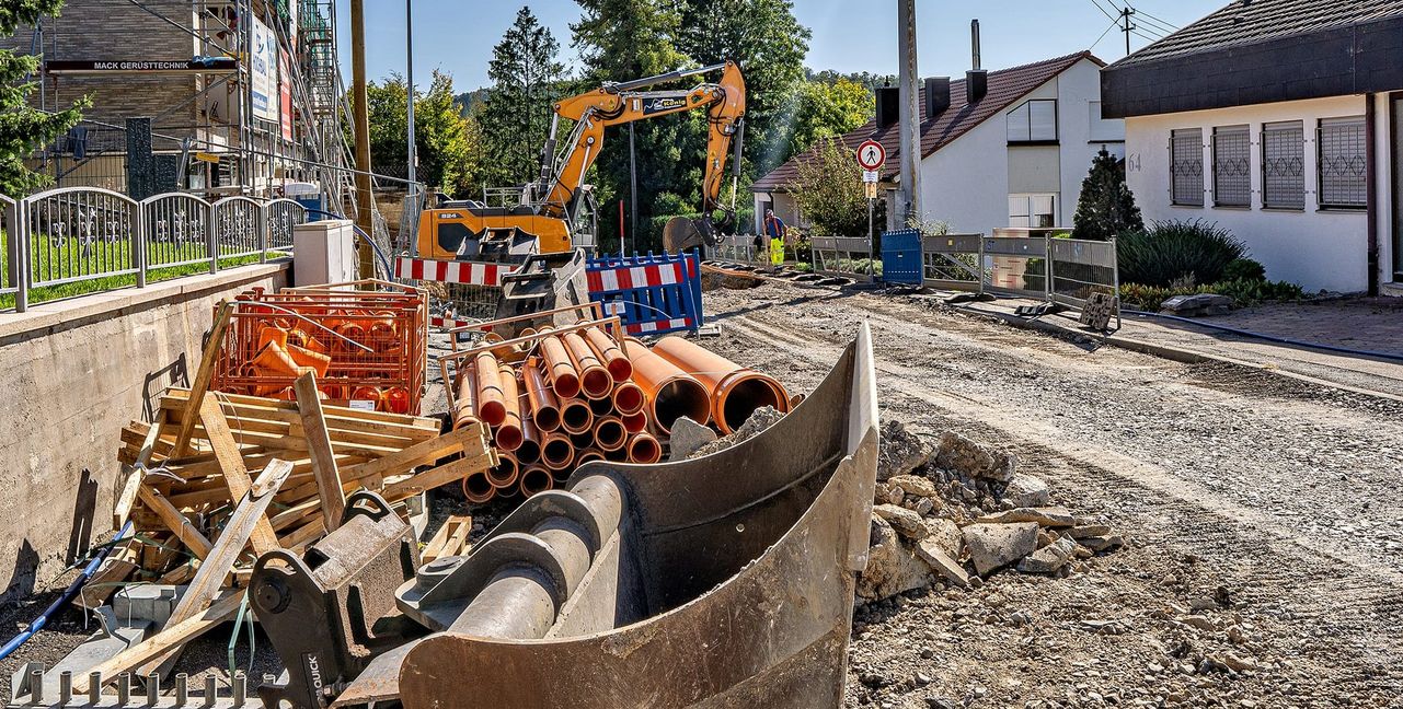 Kanalsanierungen sind jedes Jahr erforderlich. Meistens muss jedoch die Straße nicht aufgegraben werden, wie hier in der Sonnenbergstraße,