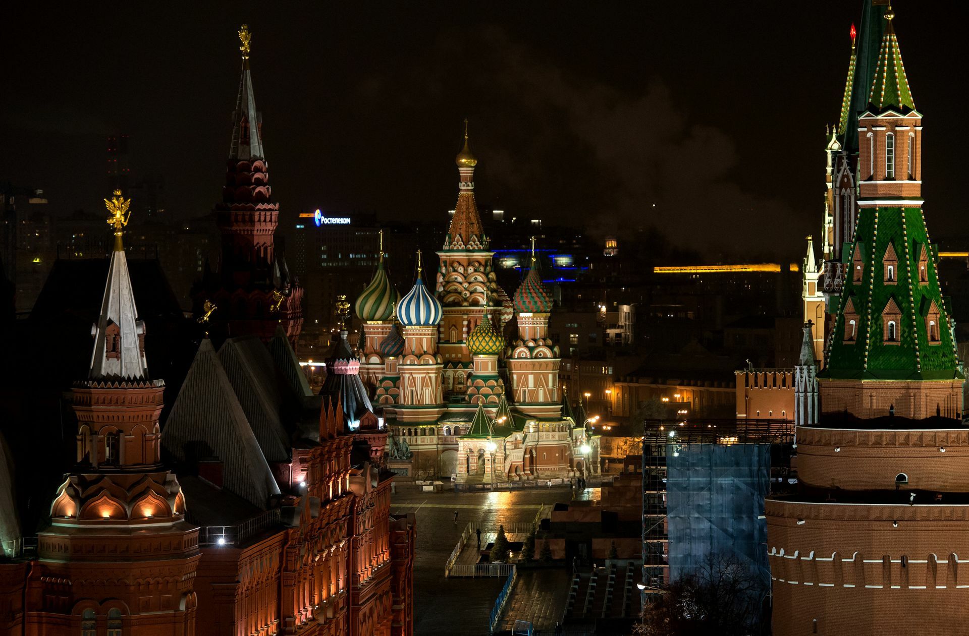 Der Kreml, das politisch-religiöse Machtzentrum in Moskau