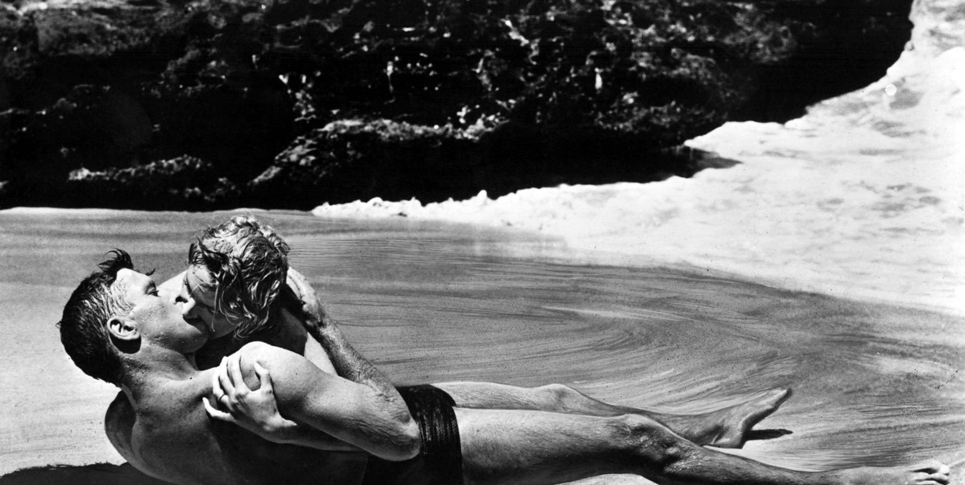 Deborah Kerr und Burt Lancaster in „Verdammt in alle Ewigkeit“.