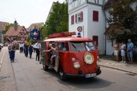 Großer Festumzug 150 Jahre Freiwillige Feuerwehr Maichingen.