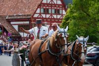 Großer Festumzug 150 Jahre Freiwillige Feuerwehr Maichingen.