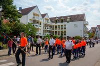 Großer Festumzug 150 Jahre Freiwillige Feuerwehr Maichingen.