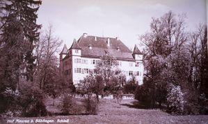 Das Maurener Schloss vor seiner Zerstörung.
