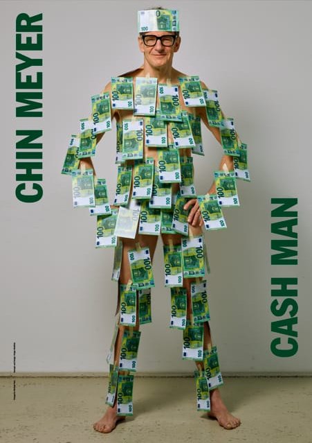Kabarettist Chin Meyer ist der Cash Man.