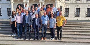 Die Abgeordneten des Böblinger Kreistags in der Donaumetropole.