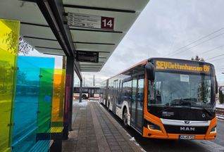Schienenersatzverkehr statt Schiene: Ab Montag wieder nur die Busse.