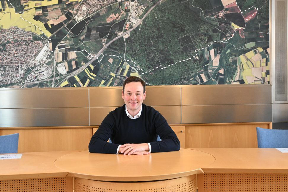 Ehningens Bürgermeister Lukas Rosengrün.    Bild: z