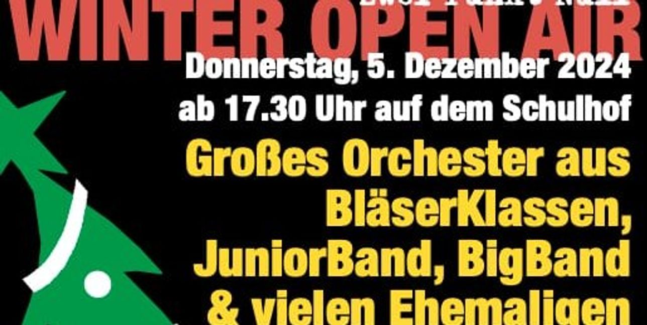 Um 17.30 Uhr geht es auf dem Schulhof los.