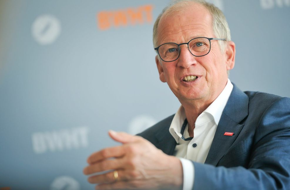 Landeshandwerkspräsident Rainer Reichhold macht Druck auf die Landesregierung.