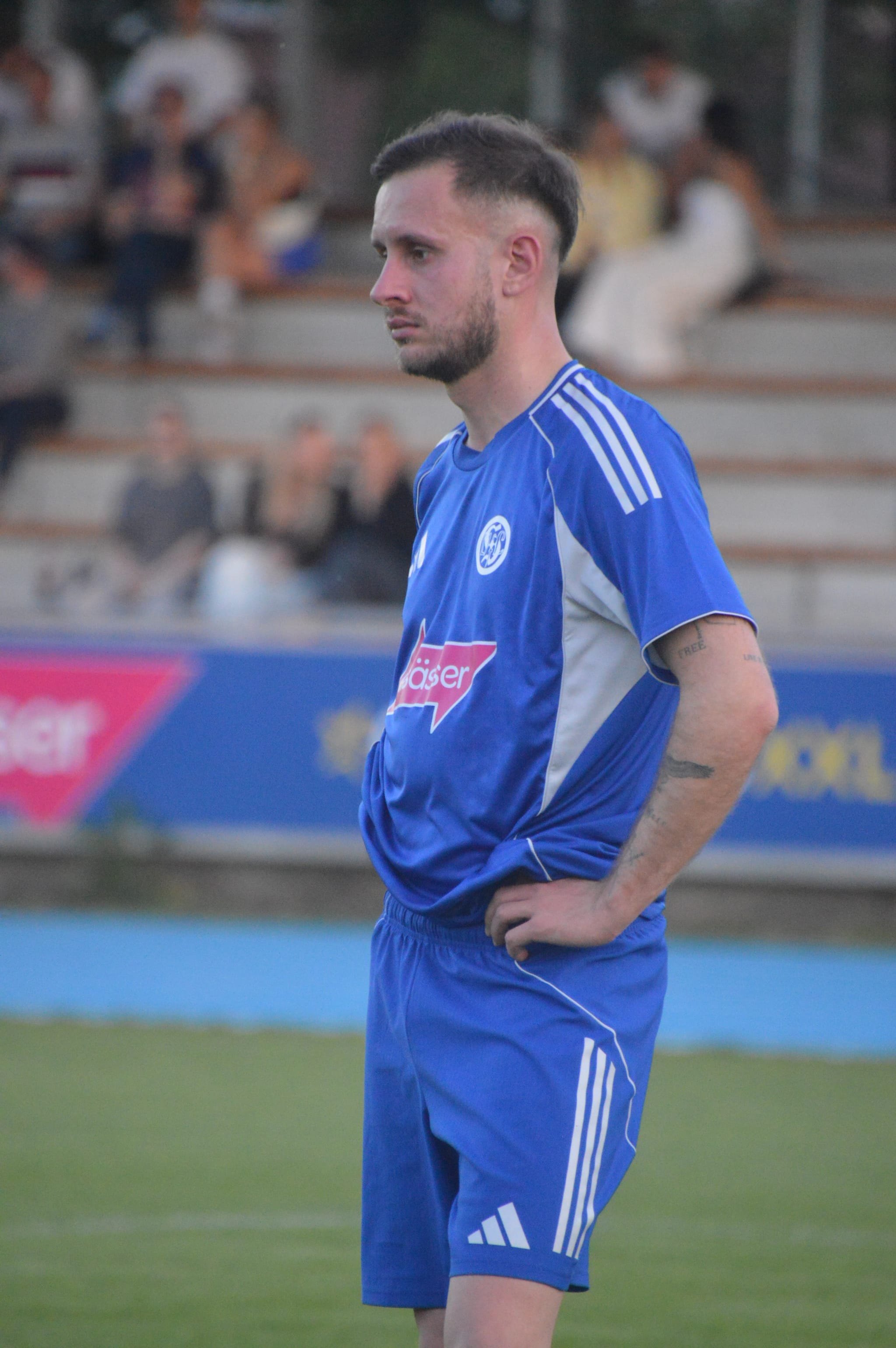 Bei VfL-Abwehrchef Max Brendle geht der Blick nur noch ins Leere.