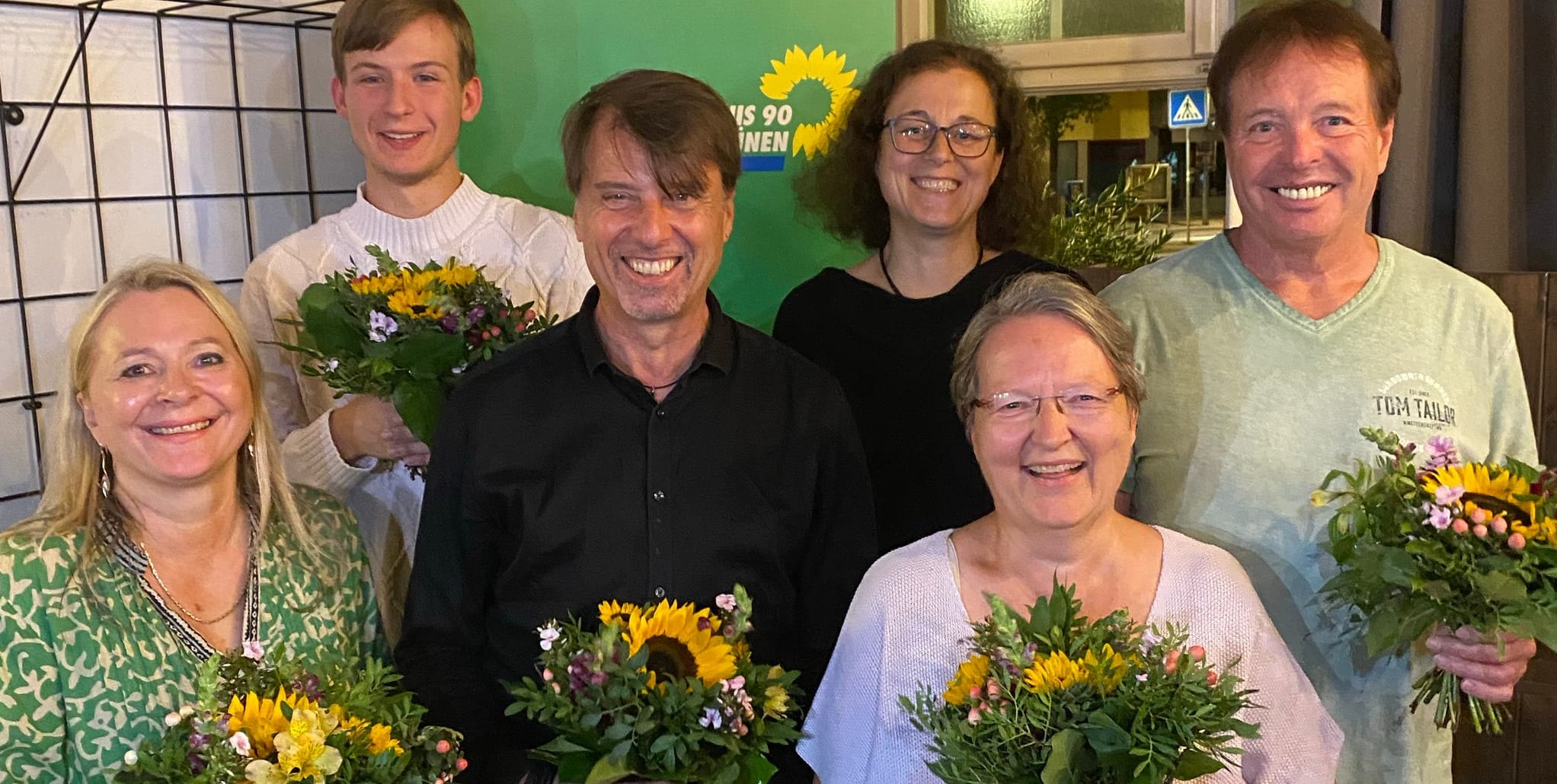 Der neu gewählte Kreisvorstand von Bündnis 90/Die Grünen im Kreis Böblingen (von links): Claudia Maresch, Aaron Ludwig, Dr. Harry Barowski, Dr. Sonja Nolte, Claudia Dobler und Dieter Schmidt.
