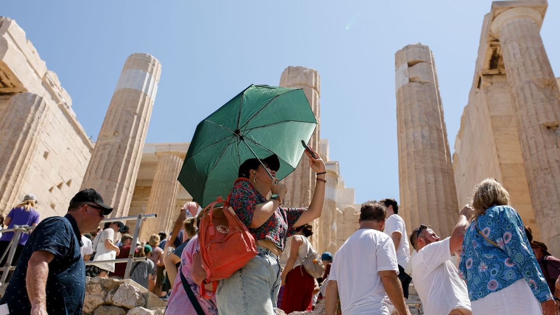 Akropolis: Selbst für Touristen gilt Besuchsverbot (Archivbild)
