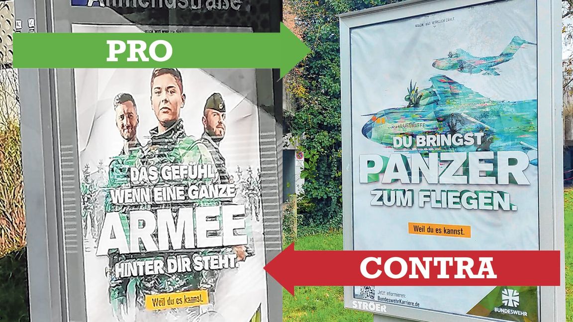 Die aktuelle Werbekampagne der Bundeswehr sorgt für Diskussionen.