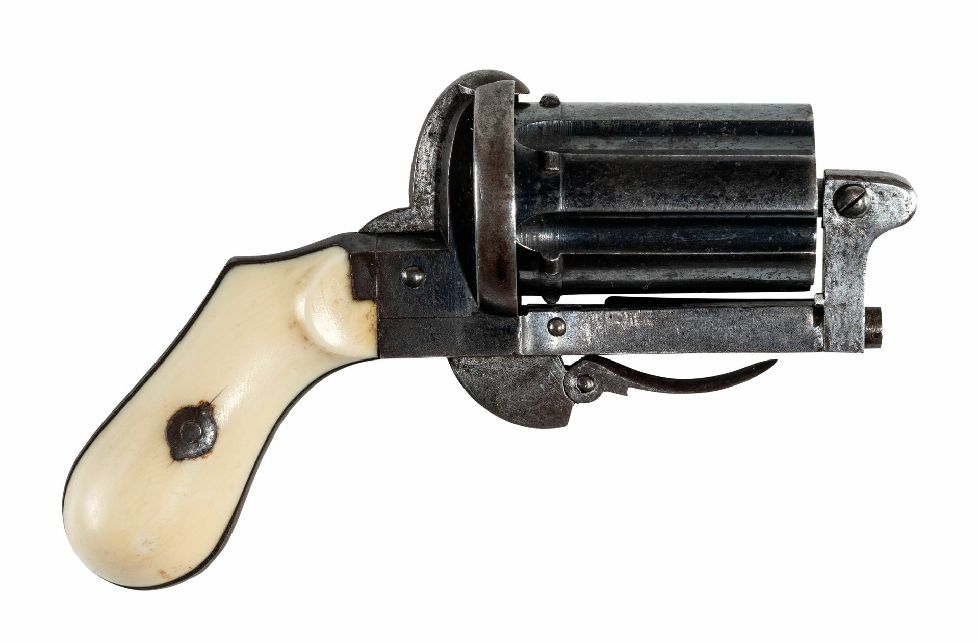 Mit dieser Waffe wollte ein 22-Jähriger 1866 Bismarck erschießen. Dessen dicke Kleidung rettete ihm das Leben.  Der Kommentar eines Berliner Professors: „Was habt ihr in Deutschland für schlechte Pistolen“.
 Foto: J.HOLLWEG