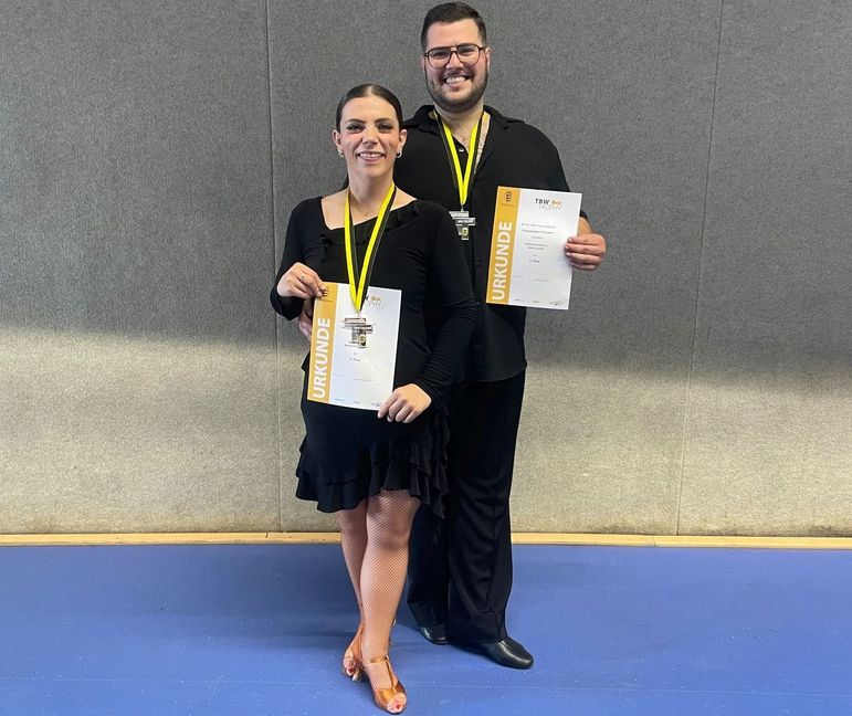 Irene Corlito und Antonino Anania freuen sich auf die Landesmeisterschaften Ende September in Holzgerlingen.
