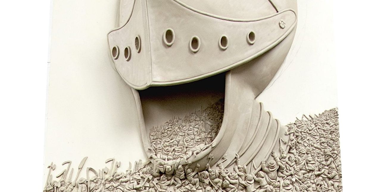 Das Foto zeigt einen Ausschnitt des Böblinger Bauernkriegsdenkmals.