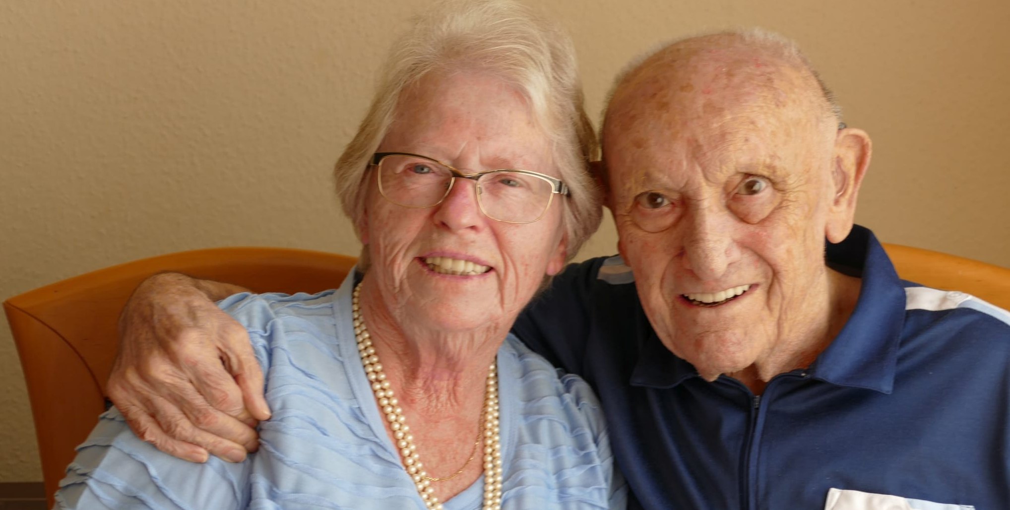 Lore und Elmar Ebert gehören seit über 70 Jahren zusammen.