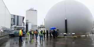 Die Biogas-Vergärungsanlage in Leonberg ist eingeweiht.