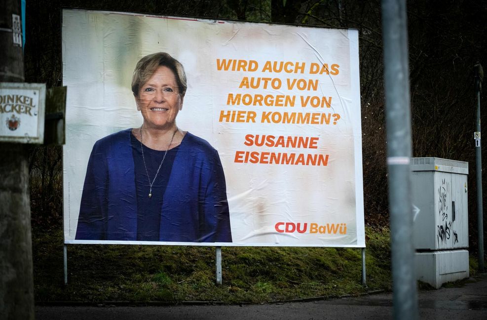 CDU: Kultusministerin Eisenmann im Fokus. Foto: Lichtgut/Achim Zweygarth