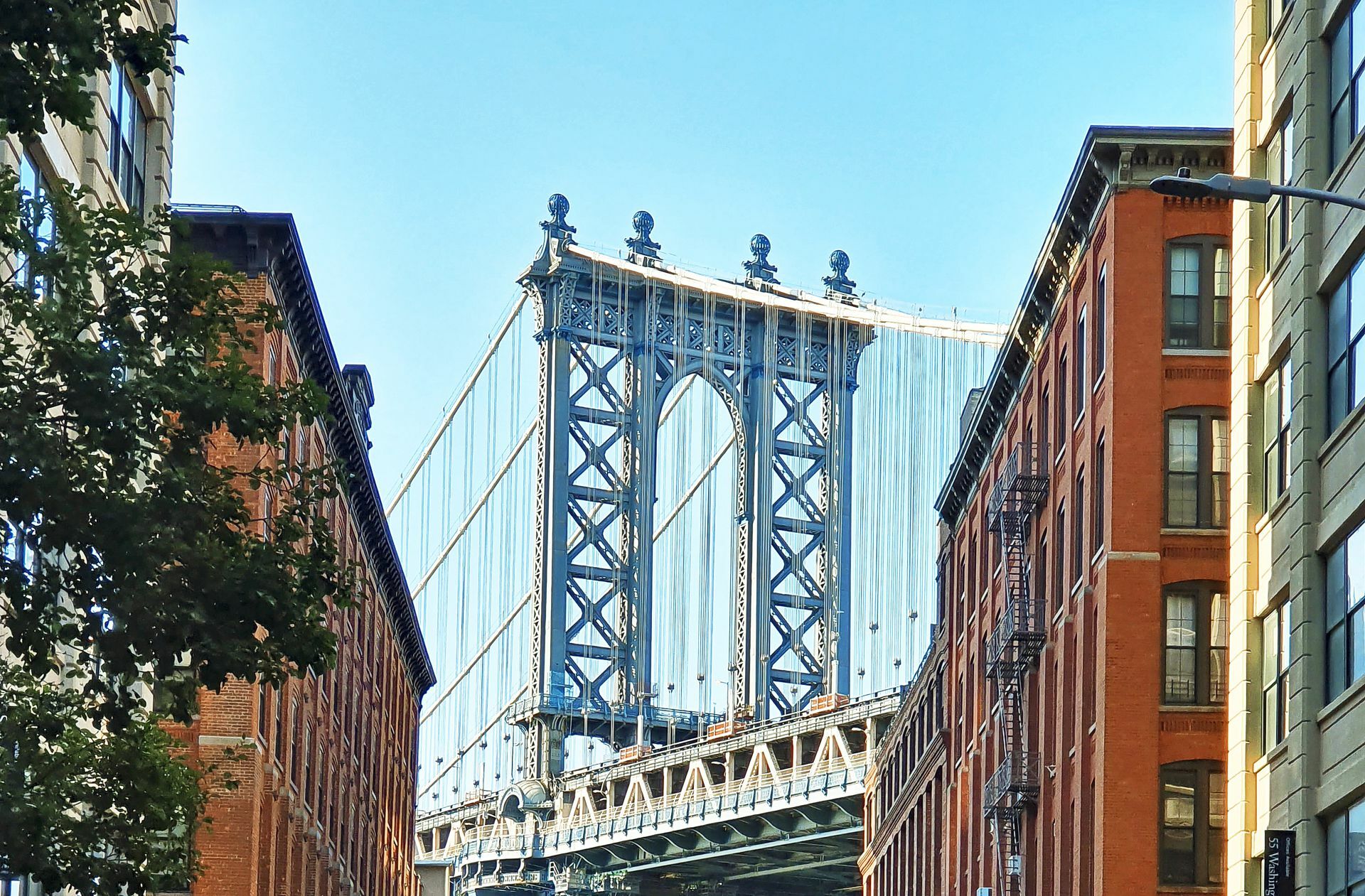 Beliebtes Motiv: die Manhattan-Bridge von Dumbo (Brooklyn) aus fotografiert.