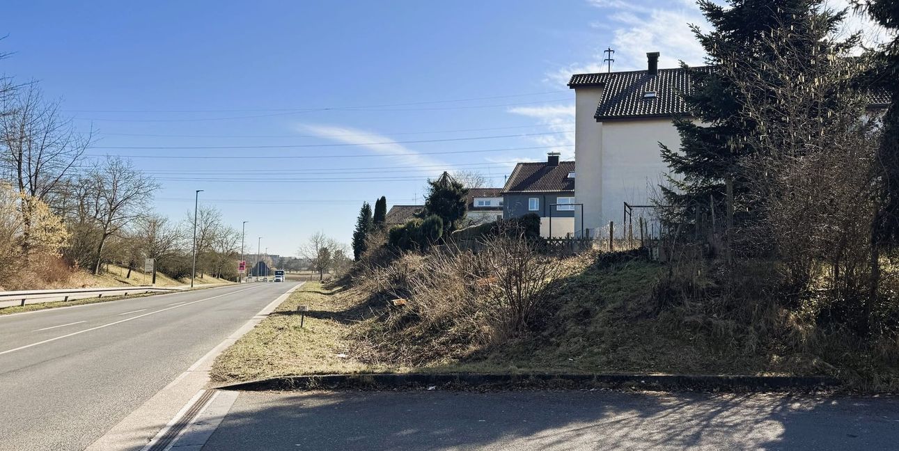 Blick von der Tankstelle aus in Richtung Sindelfingen.Bild: Kuppinger