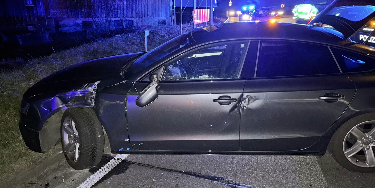 Die Unfallstelle beim Abzweig von der Böblinger Straße.