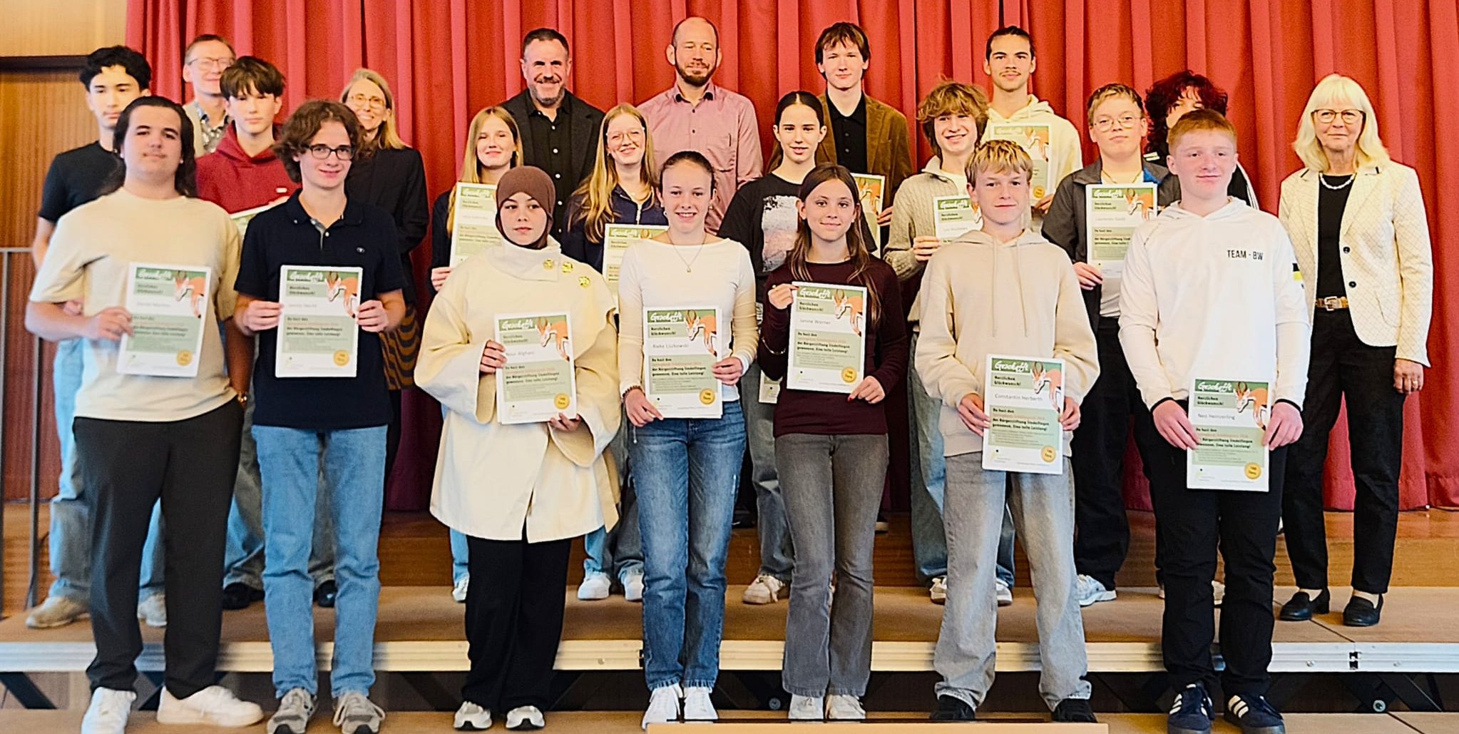 Im Pfarrwiesen-Gymnasium Sindelfingen wurden Schüler aus sieben Schulen für ihre herausragenden Leistungsverbesserungen geehrt.