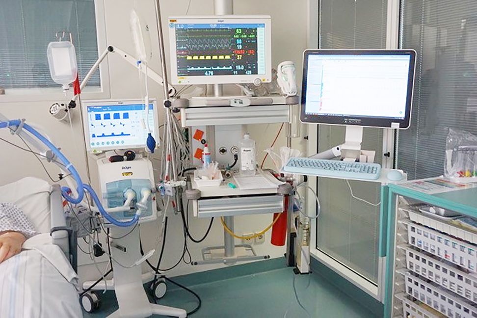 Blick auf eine Intensivstation im Klinikverbund Südwest. Bild: Klinikverbund Südwest