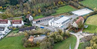 Im Zeitplan liegen die Arbeiten beim Neubau des Bauhofes in Grafenau.
