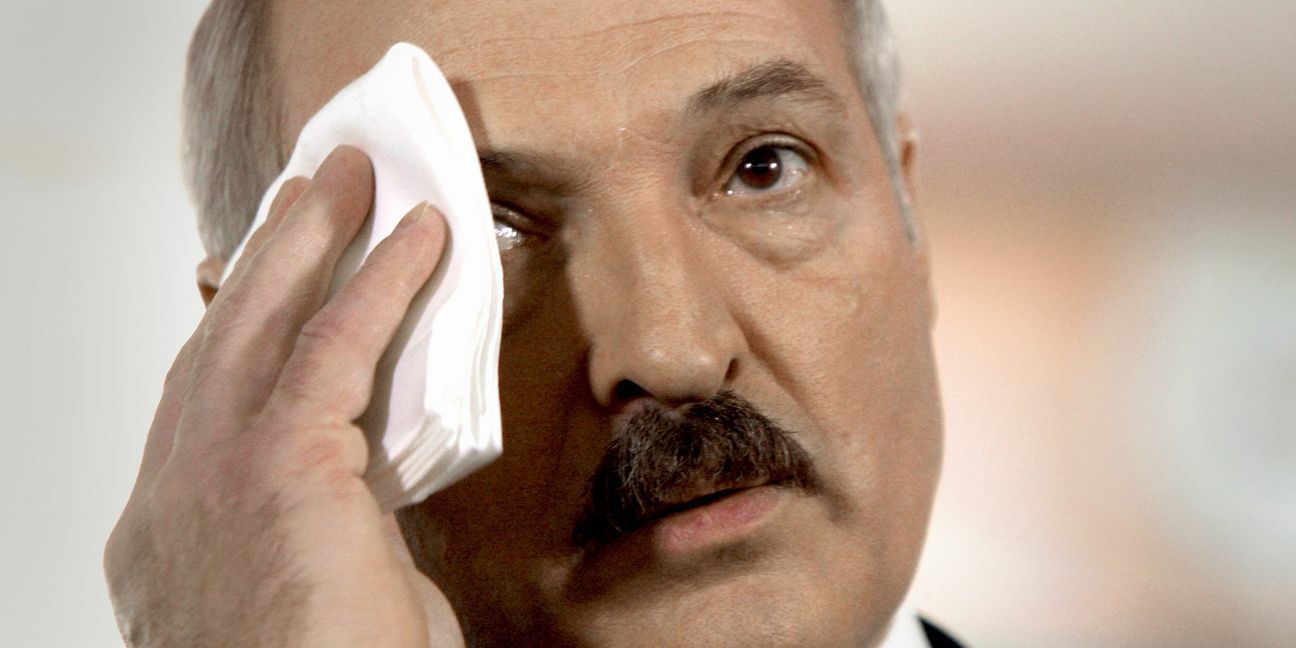 Lukaschenko kommt bei den Forderungen der Partisanen ins Schwitzen.