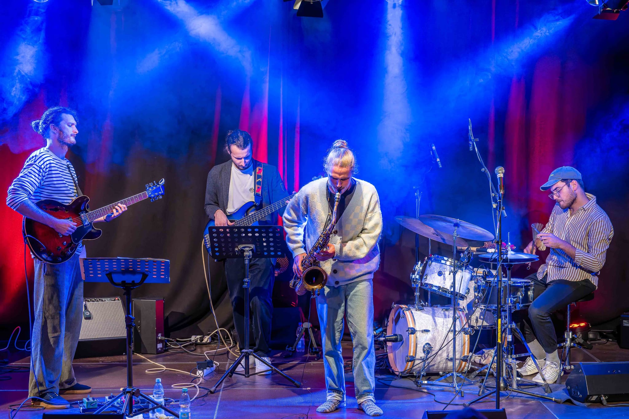 Die Band Eyra eröffnete die neue Reihe "Tomorrows Tunes" im Pavillon.