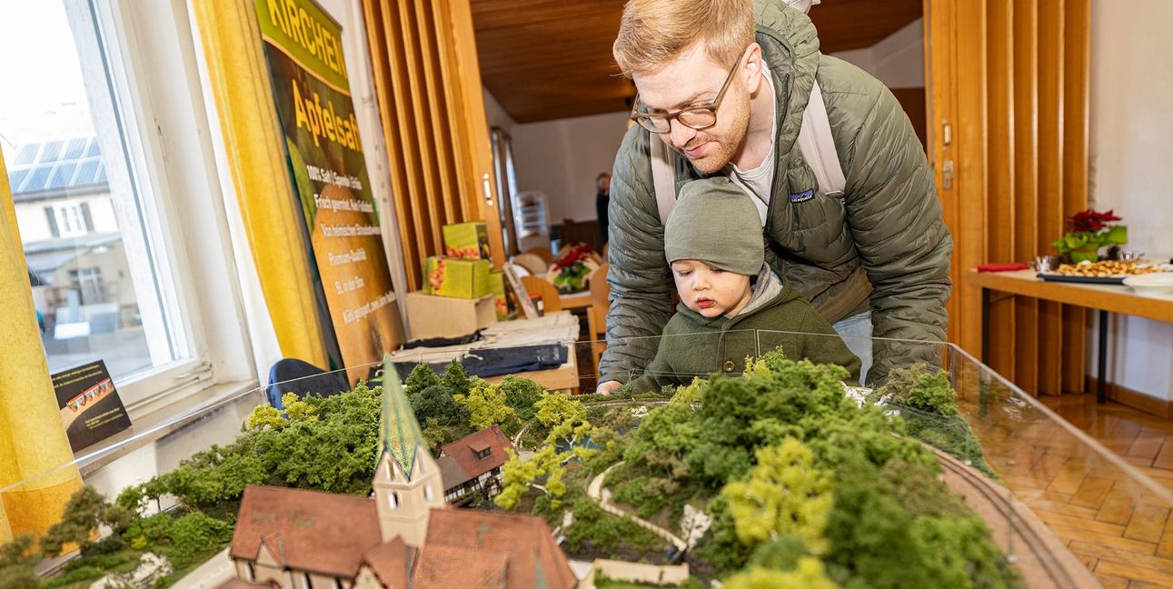 Für die Kinder war die Modellbahnausstellung in Döffingen besonders interessant.