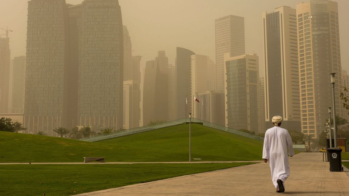 Bei einem Sandsturm kommt das Sonnenlicht kaum noch zur Erde durch (Archivbild)