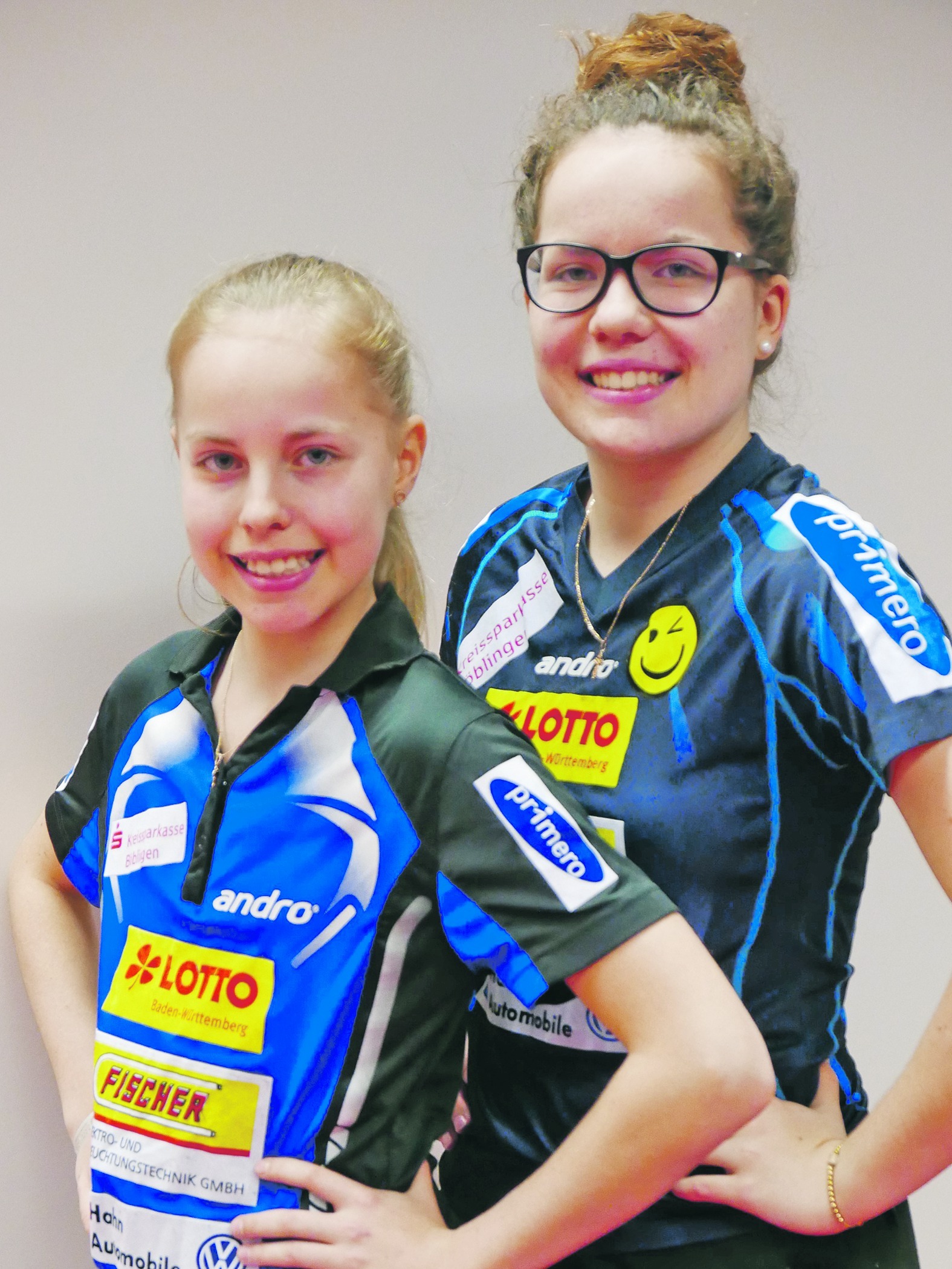 Haben nach dem Einzelspielrecht nun auch das Mannschaftsspielrecht für Böblingen: die Schwestern Alexandra (rechts) und Annett Kaufmann. Bild: z