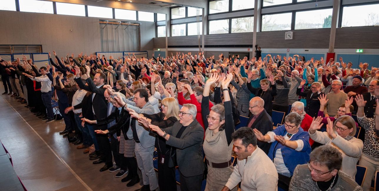 Beim Singen mit Patrick Bopp war auch Bewegung gefragt.