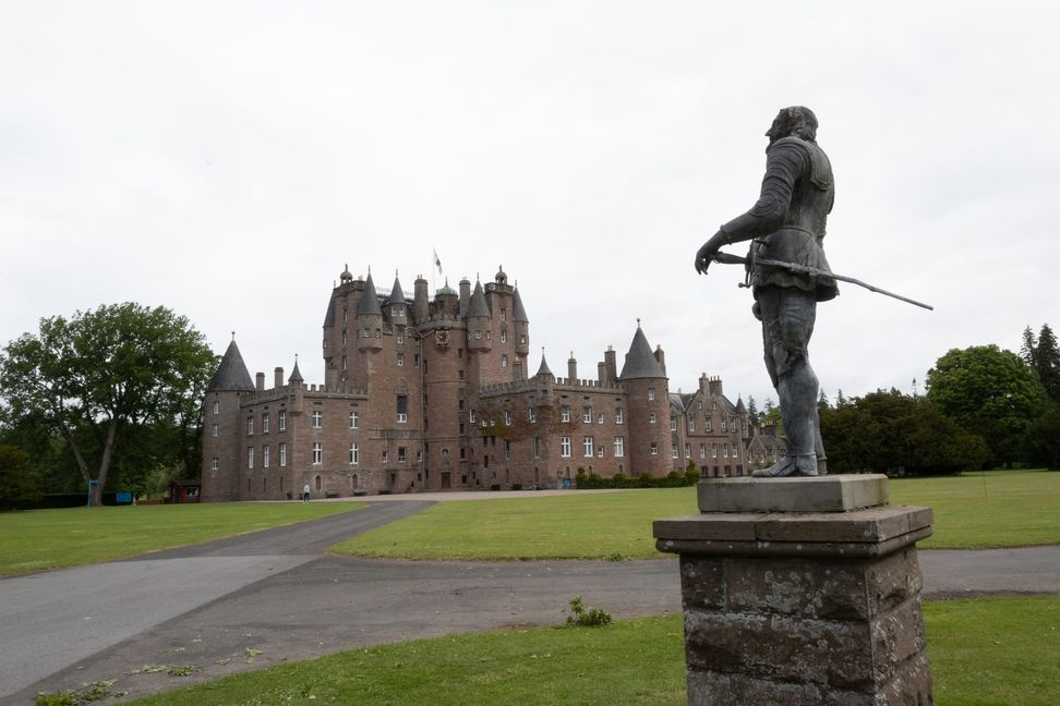 Glamis Castle ist Schauplatz der Strathmore Highland Games.Bilder: Nüßle