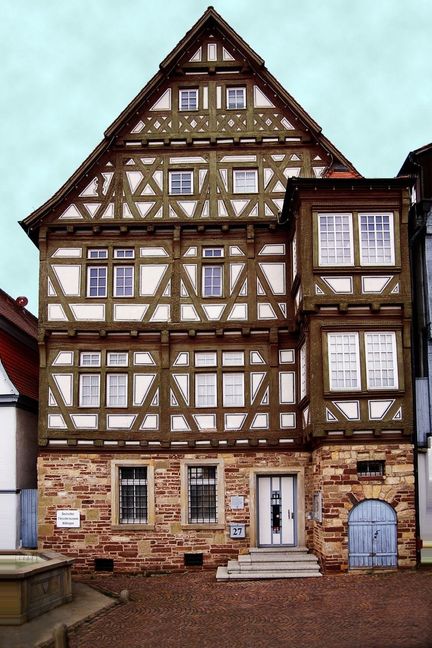 Im Vogtshaus befindet sich das Deutsche Fleischermuseum.