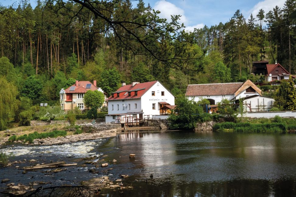 Der Fluss sorgte früher für so manchen Antrieb von Wasserrädern.