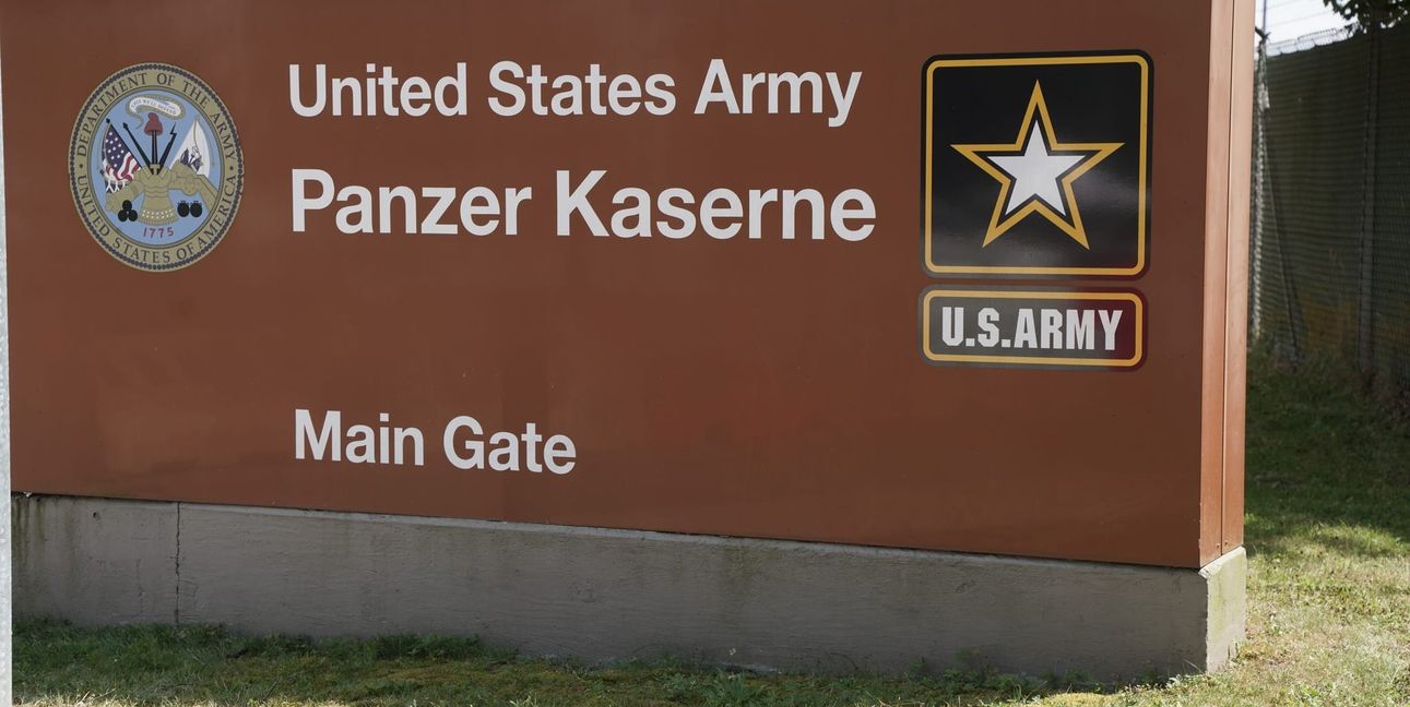 Der Haupteingang zur Böblinger Panzerkaserne, in der die US Army residiert.