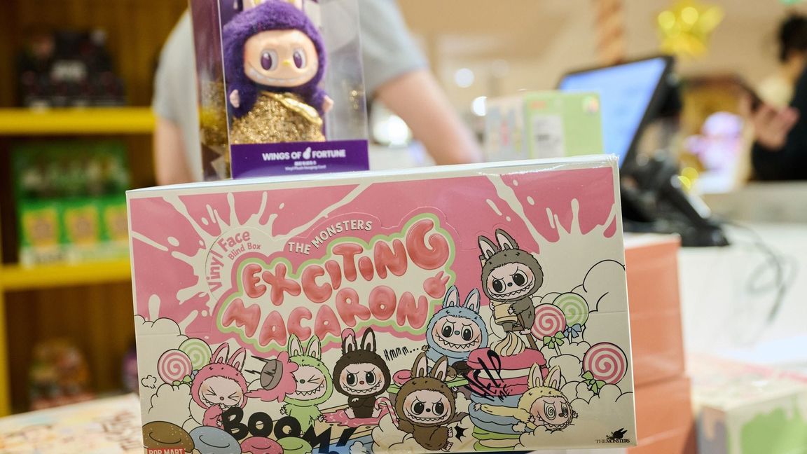 In dem neuen Pop Mart Store gibt es auch die beliebten Labubus.