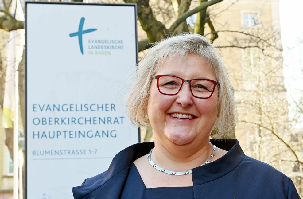 Die gebürtige Baselerin Springhart wird als erste Frau in Baden-Württemberg Bischöfin einer Landeskirche
 Foto: dpa/Uli Deck