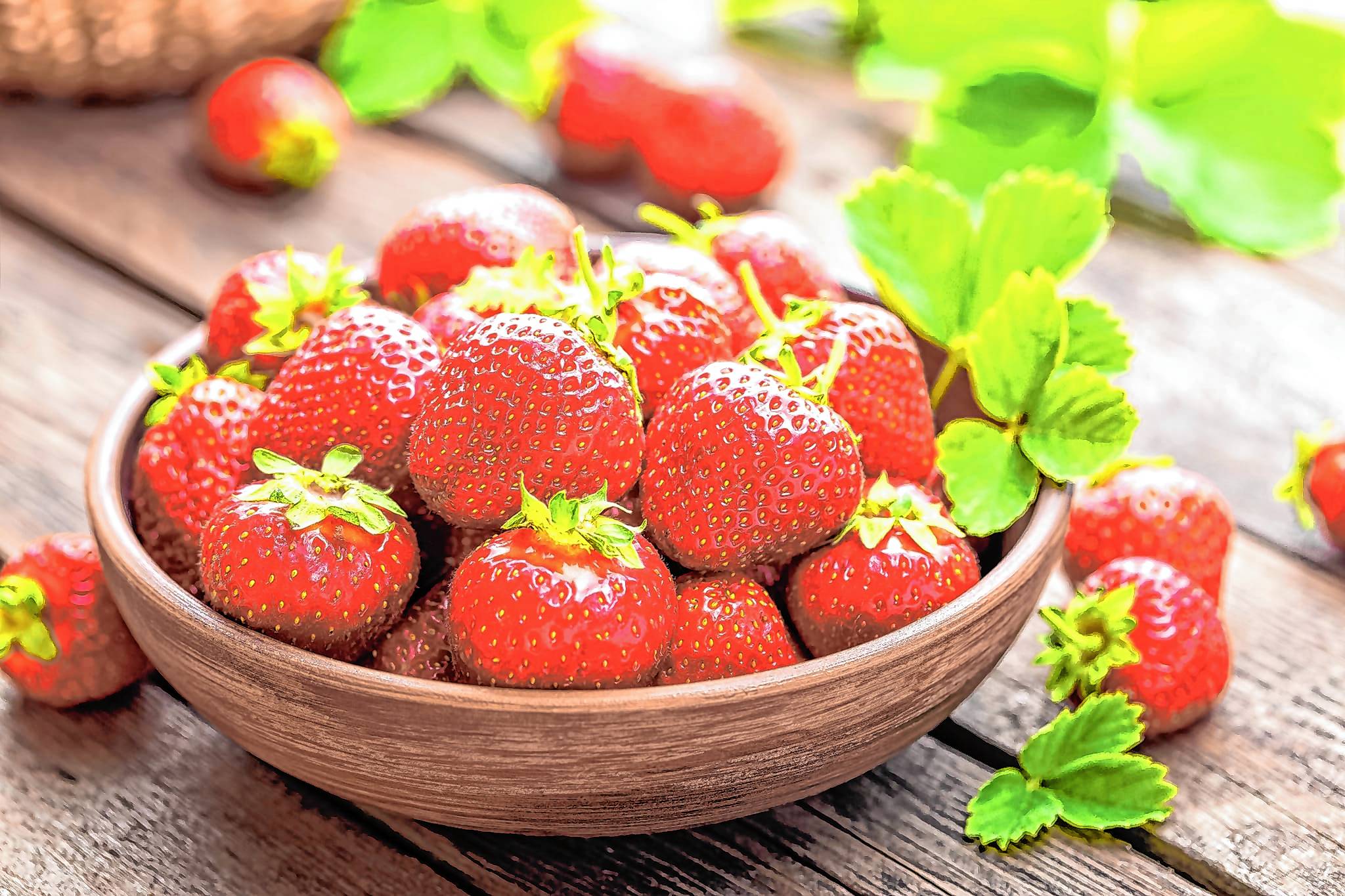 Erdbeeren sind in Deutschland sehr beliebt.