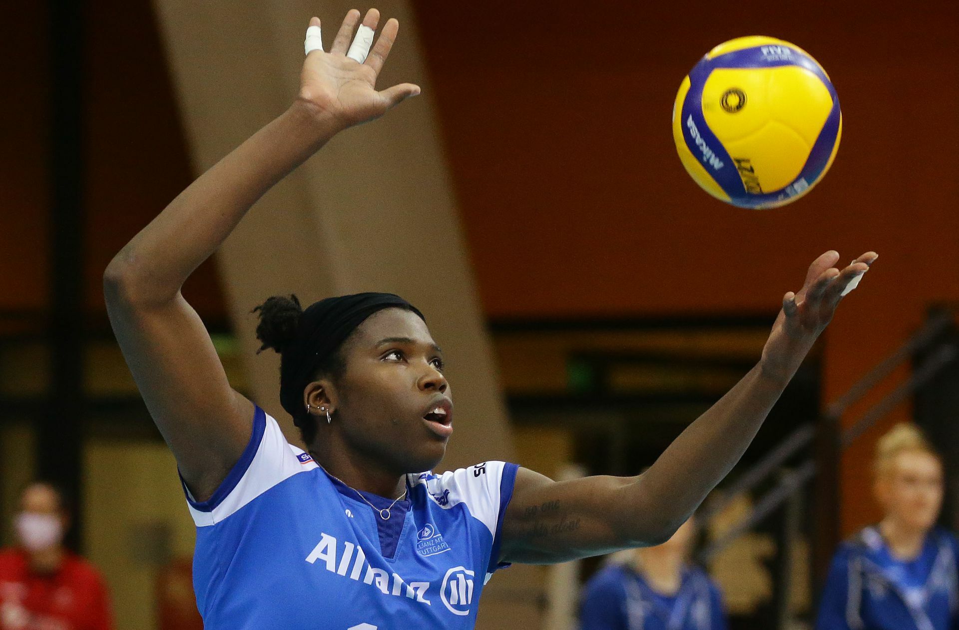 Krystal Rivers weckt aufgrund ihrer Leistungen in der Champions League und der Bundesliga Begehrlichkeiten: bleibt die US-Amerikanerin in Stuttgart? Foto: Baumann