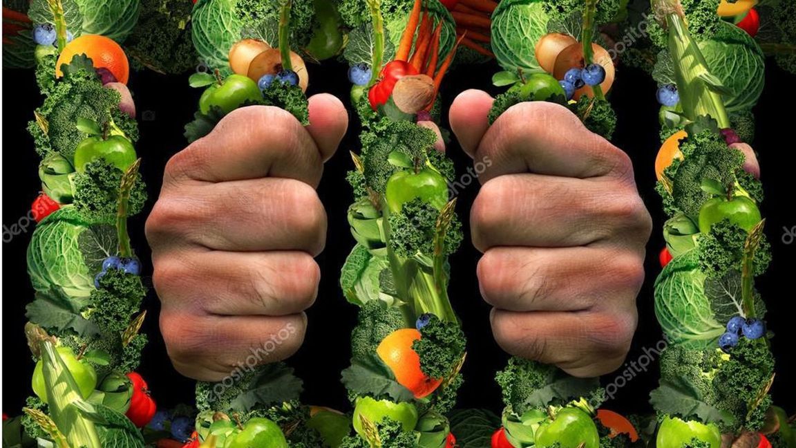 Ernährungsverhalten kann auch zur einer Art Gefängnis werden, wenn man sich obsessiv an bestimmte Nahrungsmittel klammert, die man aus gesundheitlichen Gründen ausschließlich konsumiert.