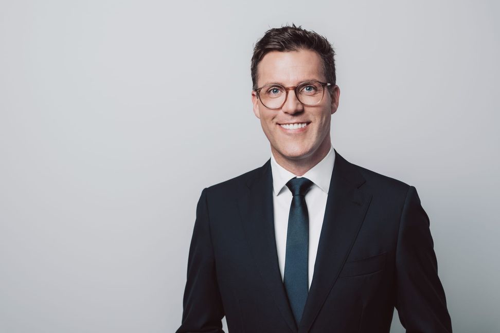 Manuel Hagel, Kandidat der CDU um das Amt des Ministerpräsidenten.