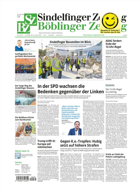 Die heutige Ausgabe gibt es leider nur digital.