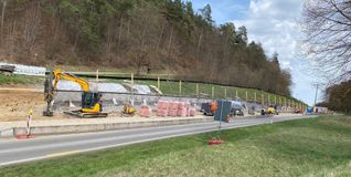 Hier entsteht der neue Radweg.