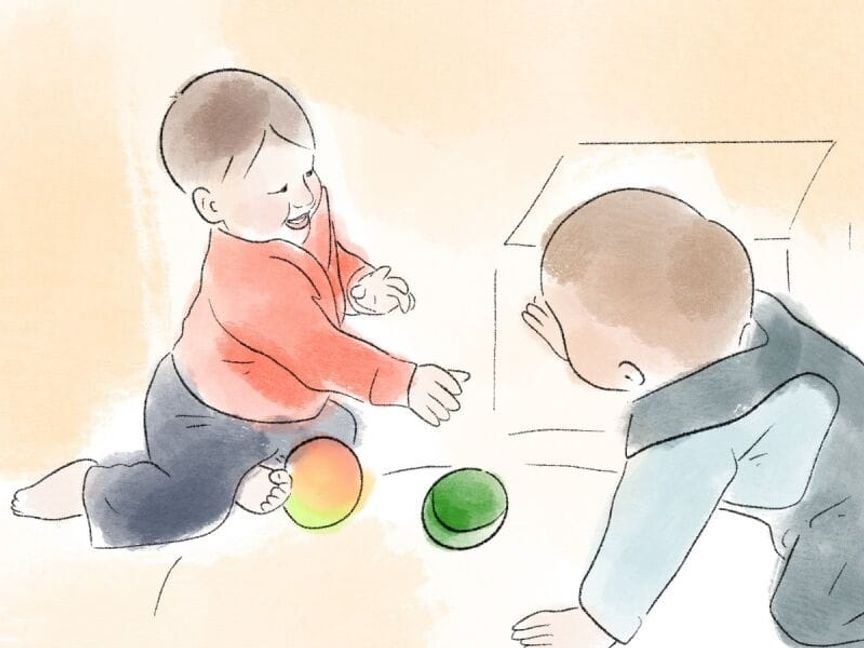 Jetzt anmelden zum Kinder-Spielraum, für Kinder ab 12 Monate